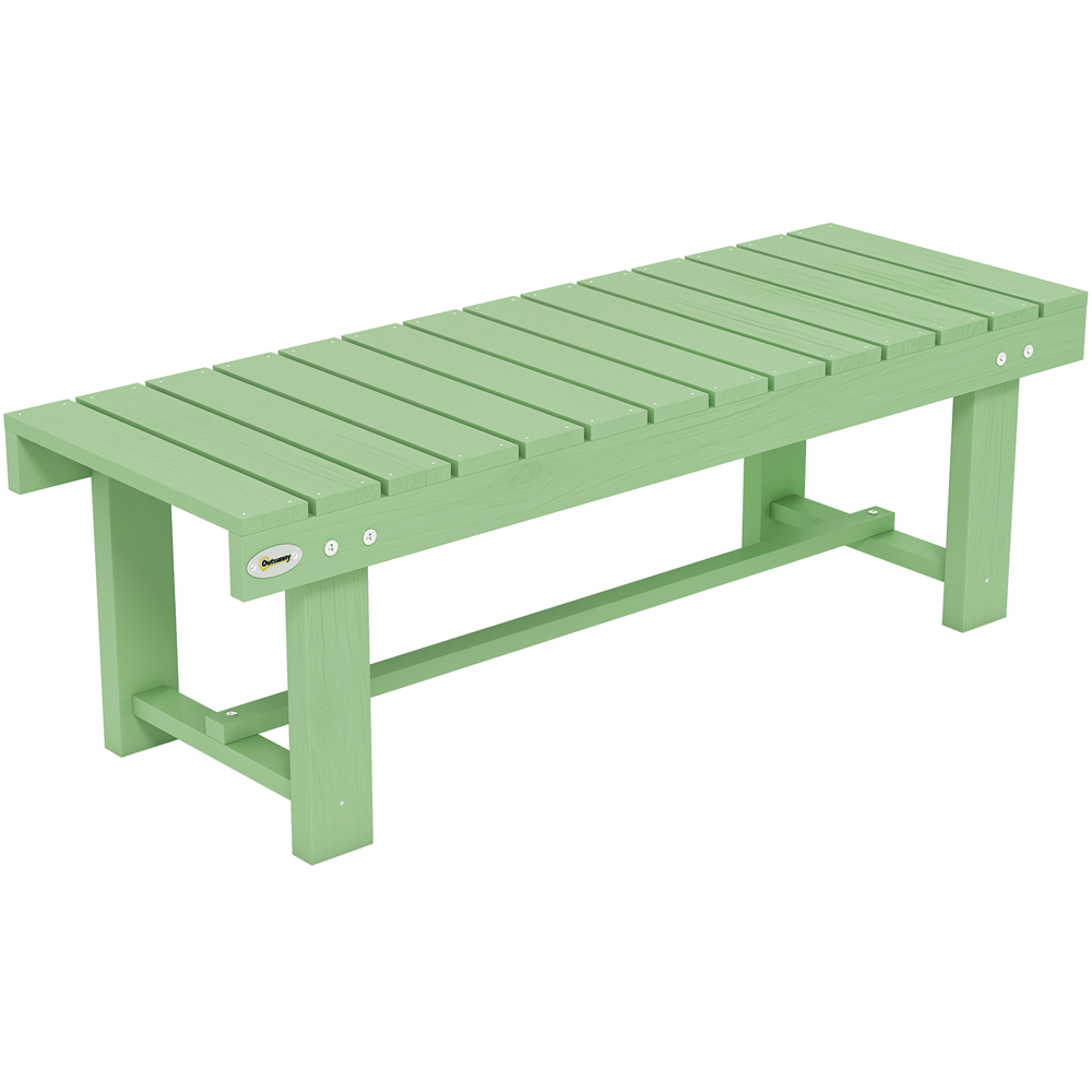 Outsunny 2 Seater Fir Wood Garden Bench Image 2