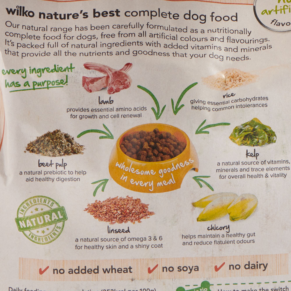 Wilko Natures Best Dog Food Lamb 5kg Image 5