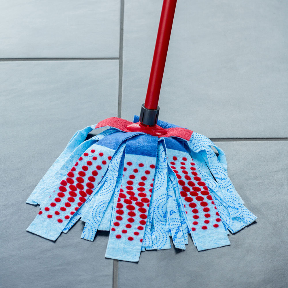 Pack of 2 Vileda SuperMocio Refills - Blue Image 2