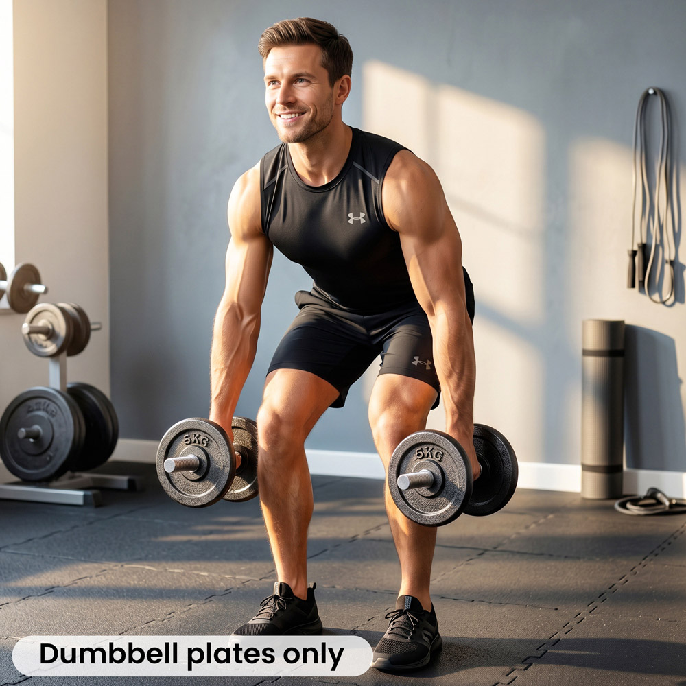 SPORTNOW Weight Plates Set 5kg 4 Pack Image 7