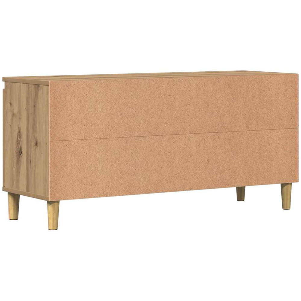 vidaXL 2 Door 2 Shelf Artisan Oak TV Cabinet Image 6