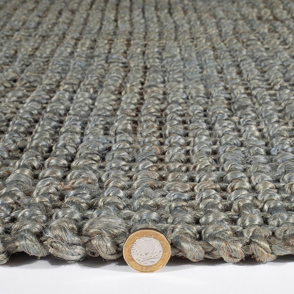 Whitefield Grey Jute Rug 120 x 170cm Image 2