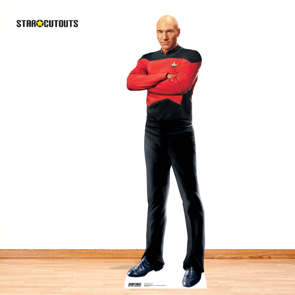 Star Cutouts Captain Jean Luc Picard Cardboard Cutout 5.8ft Image 2