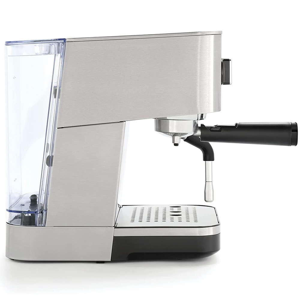 Breville Bijou Silver 15 Bar Pump Automatic Espresso Coffee Machine with Steam Wand Image 4