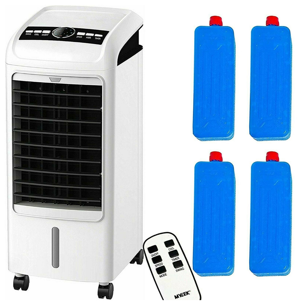 MYLEK White MYMAC75W Remote Control Air Cooler 4L Image 6