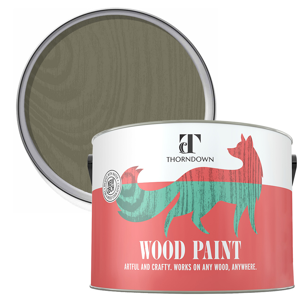 Thorndown Dormouse Grey Satin Wood Paint 2.5L Image 1