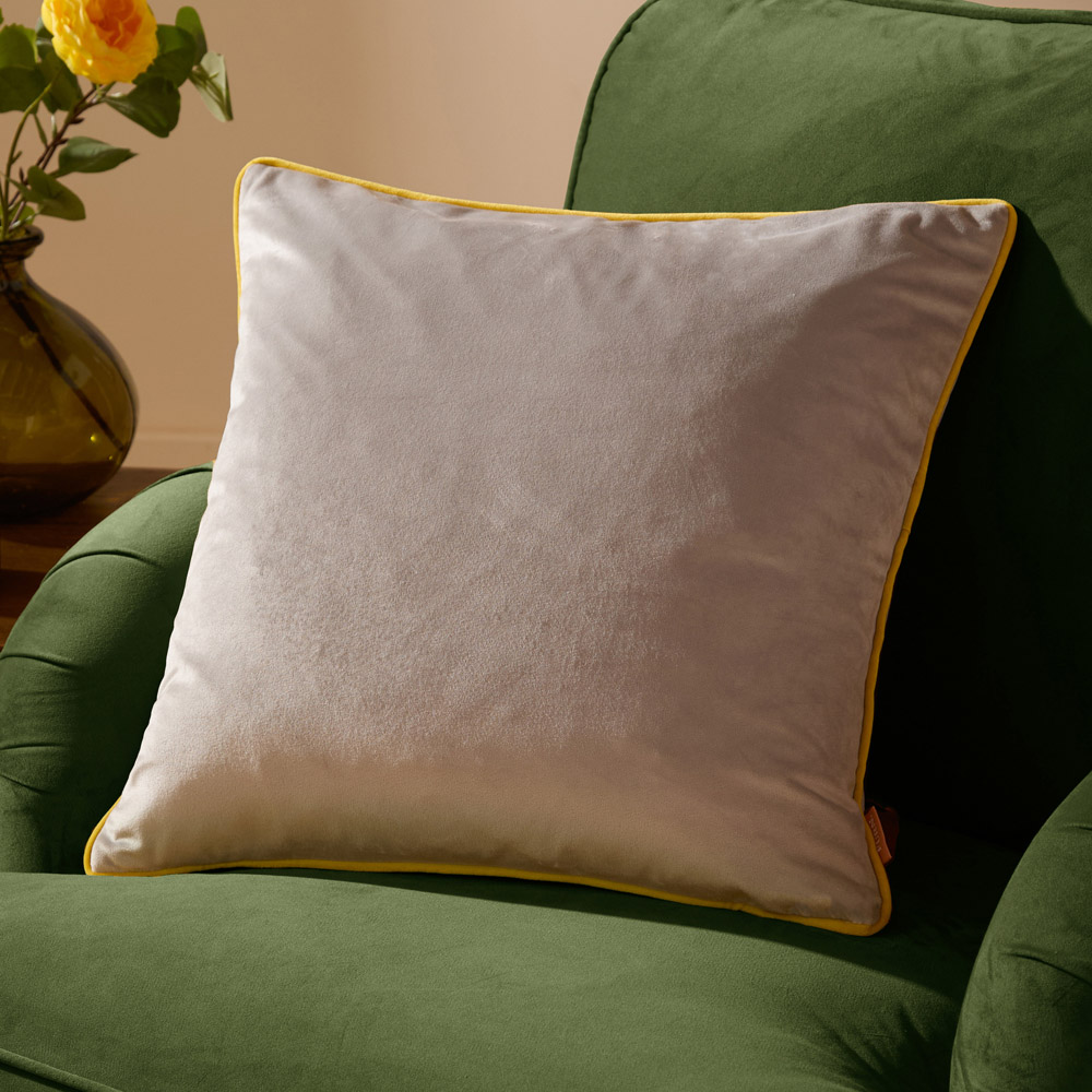 Furn Meridian Dove and Cylon Velvet Cushion 45 x 45cm Image 2