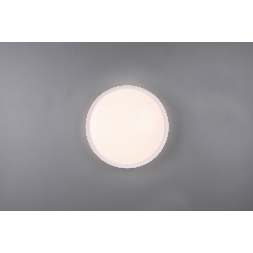 TRIO Clarimo White Matt and Cream White Integrated LED Ceiling Light Image 4