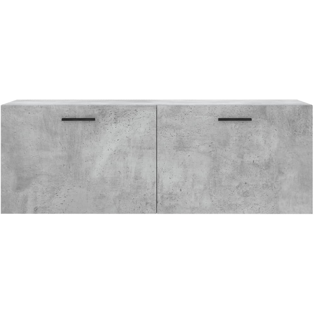 vidaXL 2 Door Concrete Grey Wall Cabinet Image 5