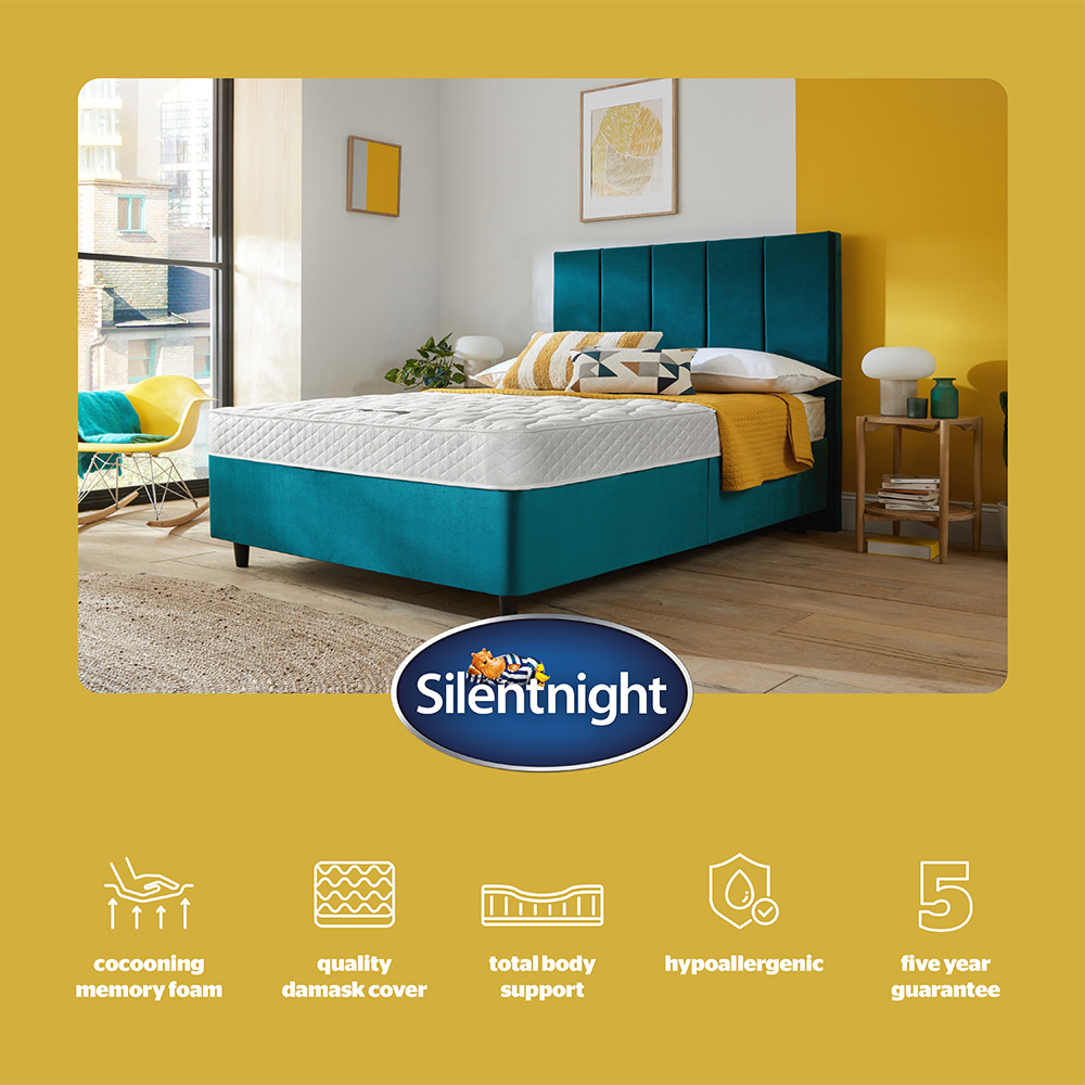 Silentnight Essentials Double Open Coil Spring Memory Foam Mattress Image 7