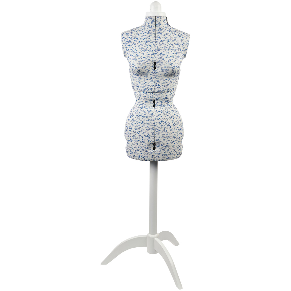 Sewing Online 5915A Ditsy Blue Adjustable 8-Part Dressmakers Dummy with Hem Marker Small Image 2