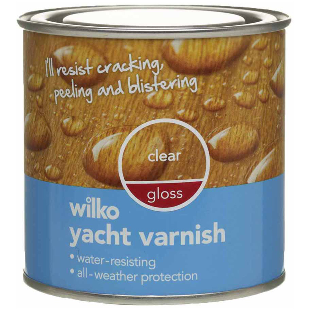 Wilko Clear Gloss Yacht Varnish 250ml Image