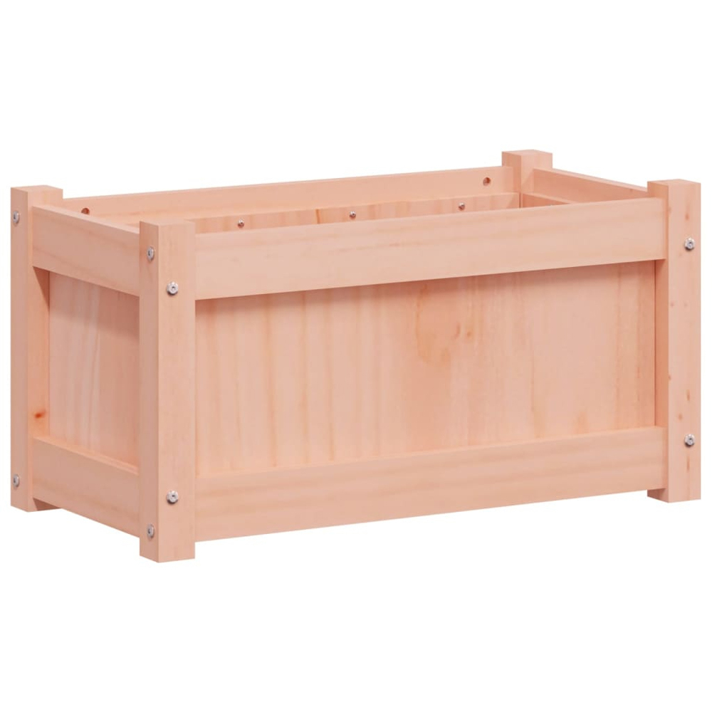 vidaXL Natural Douglas Wood Garden Planter 31 x 60 x 31cm 2 Pack Image 7