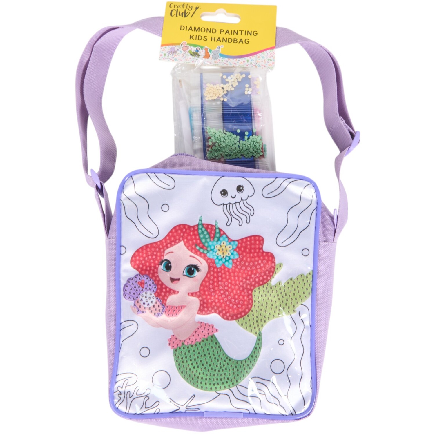 Diamond Painting Kids Handbag Pink Image 6