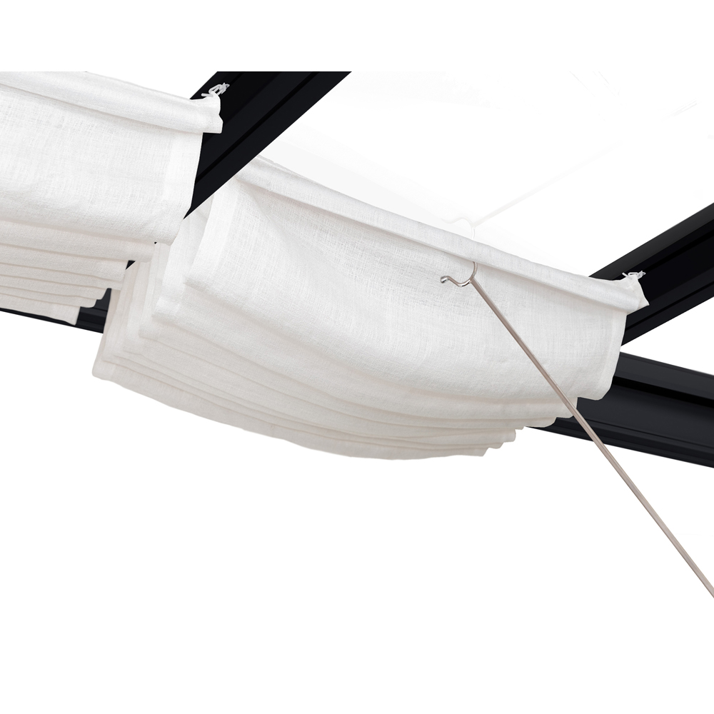 Palram Canopia Stockholm White Roof Blinds 64 x 325cm Image 1