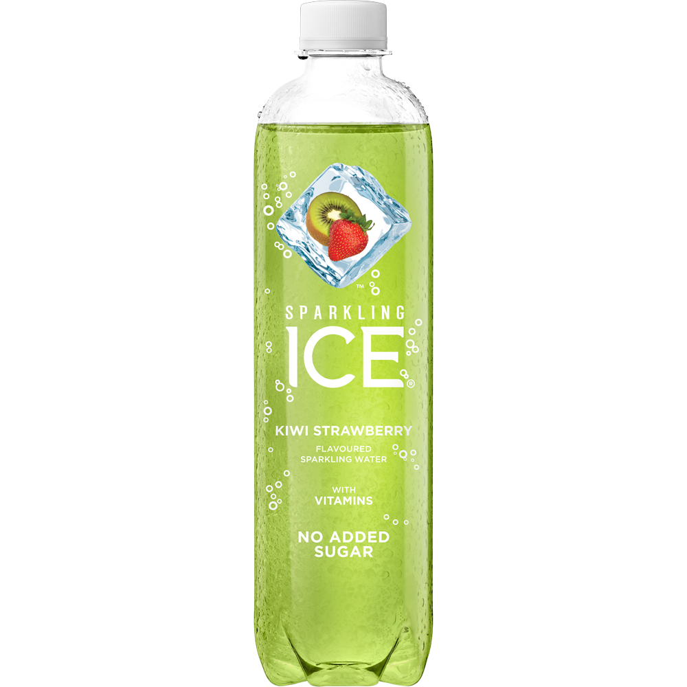Sparkling Ice Kiwi and Strawberry Sparkling Water 500ml Image