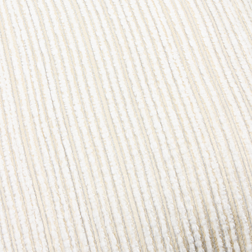 Paoletti Jupiter Ivory and Gold Chenille Jacquard Cushion 50 x 50cm Image 4