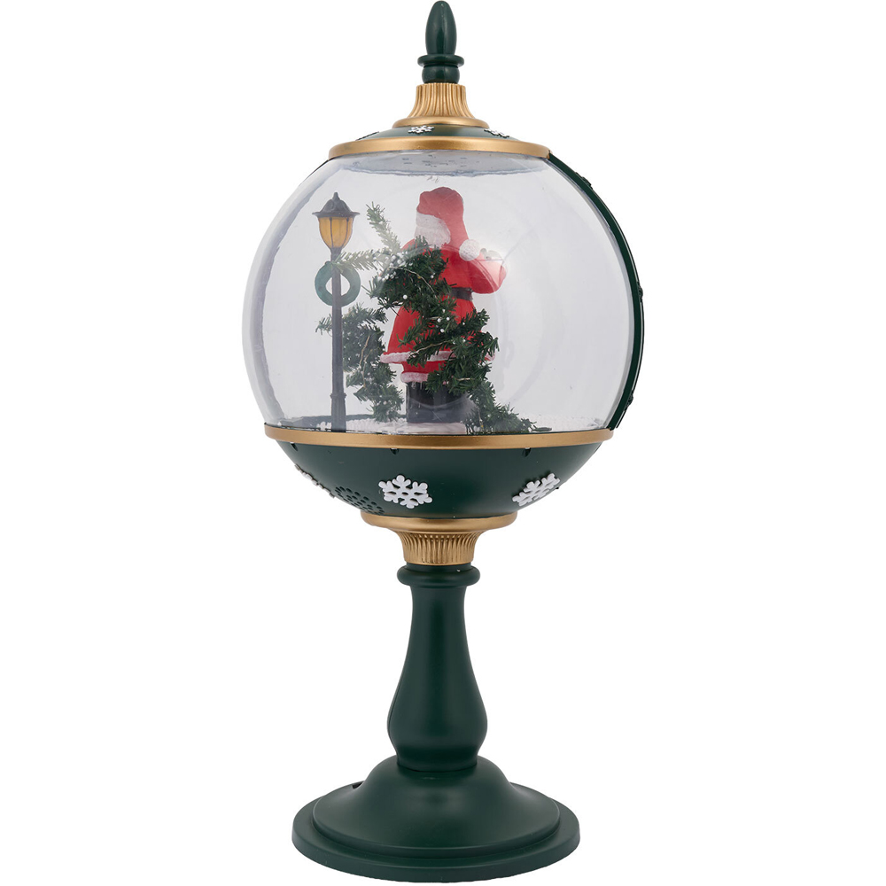 Snowing Table Lantern - Green Image 4
