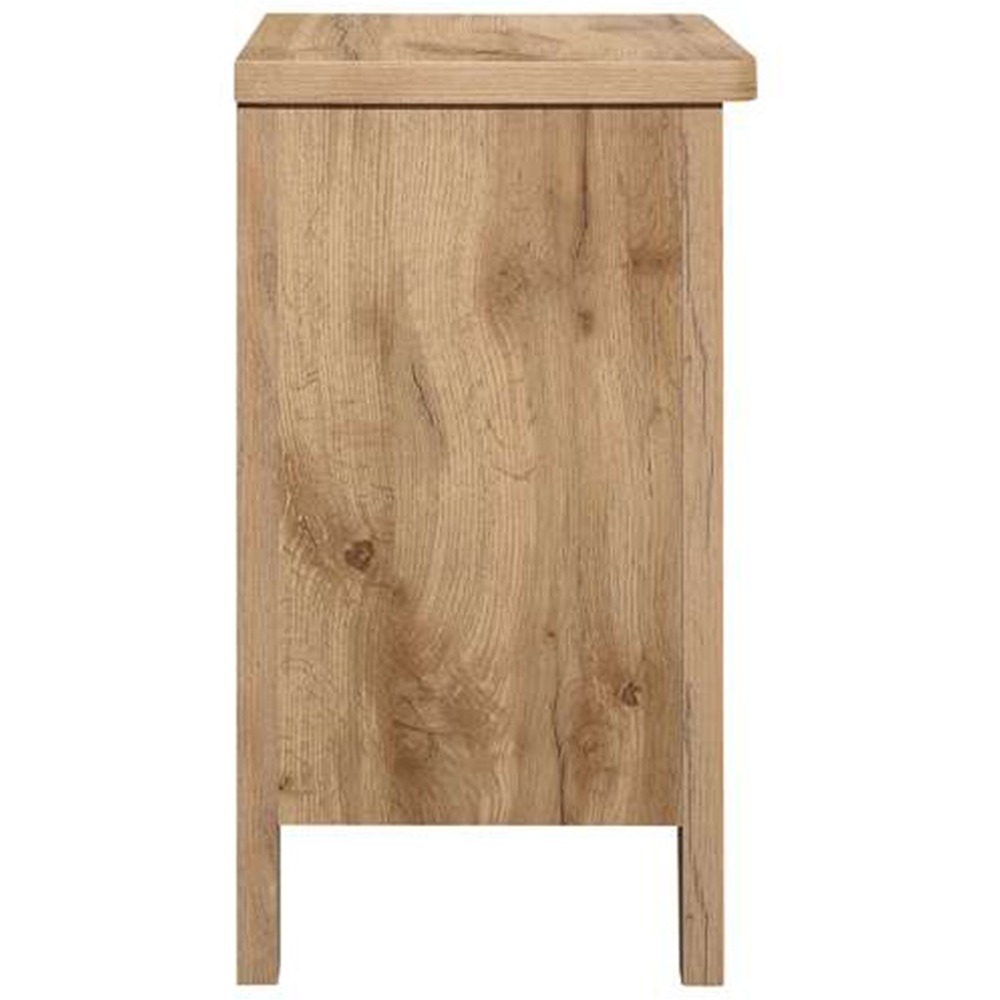 Hampstead 2 Drawer Wooden Bedside Table Image 5