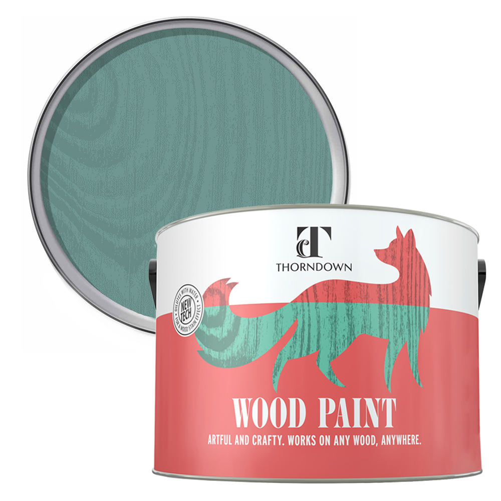 Thorndown Slade Green Satin Wood Paint 2.5L Image 1
