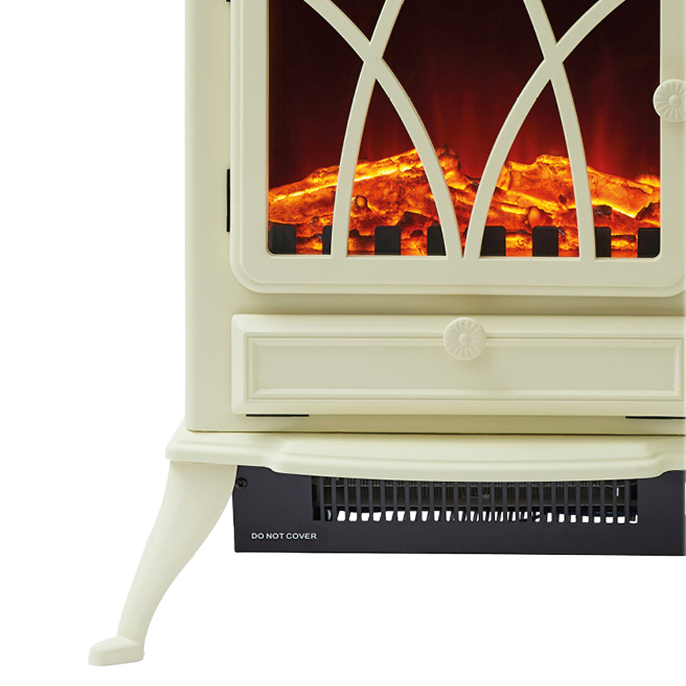 Warmlite Cream Stirling Fire Stove Heater 2000W Image 3