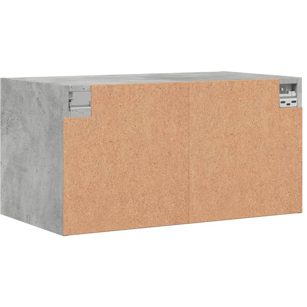 vidaXL 2 Door Concrete Grey Wall Cabinet Set of 2 Image 5