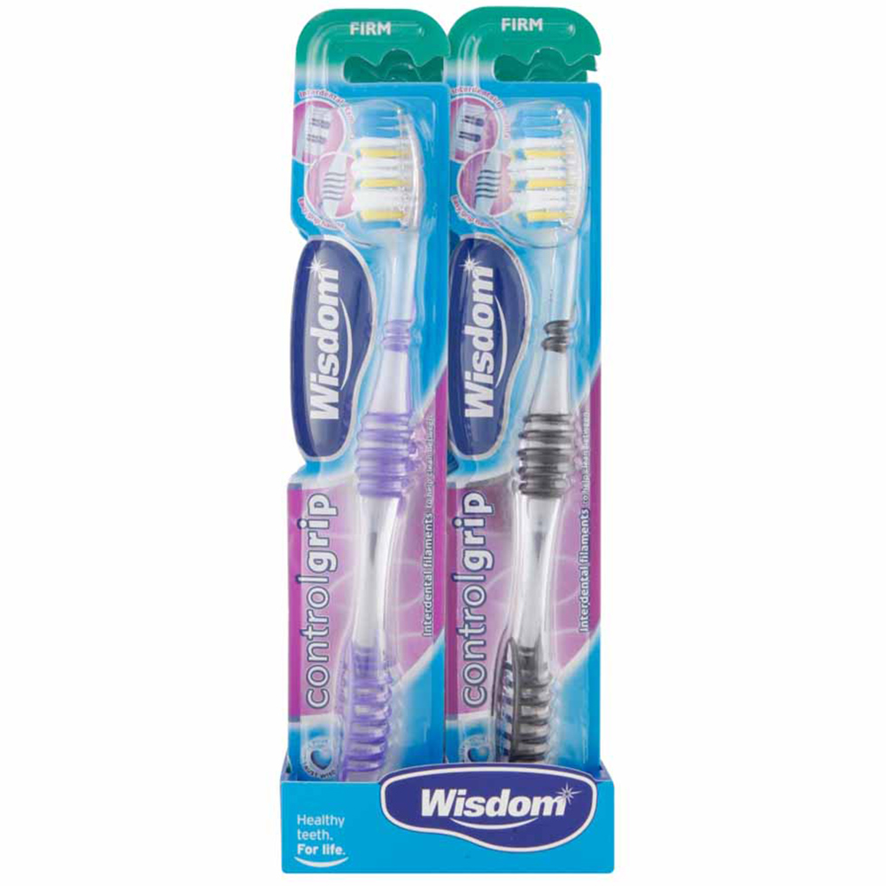 Wisdom Control Grip Firm Toothbrush Image 1