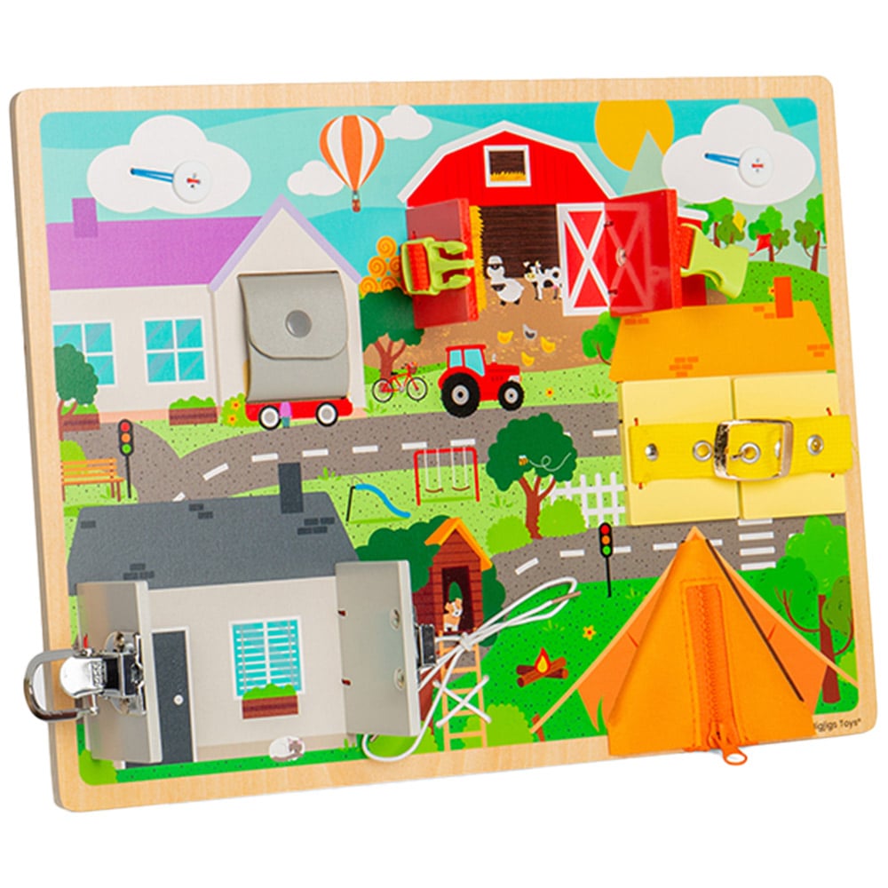 Bigjigs Toys Lifeskills Board Multicolour Image 1