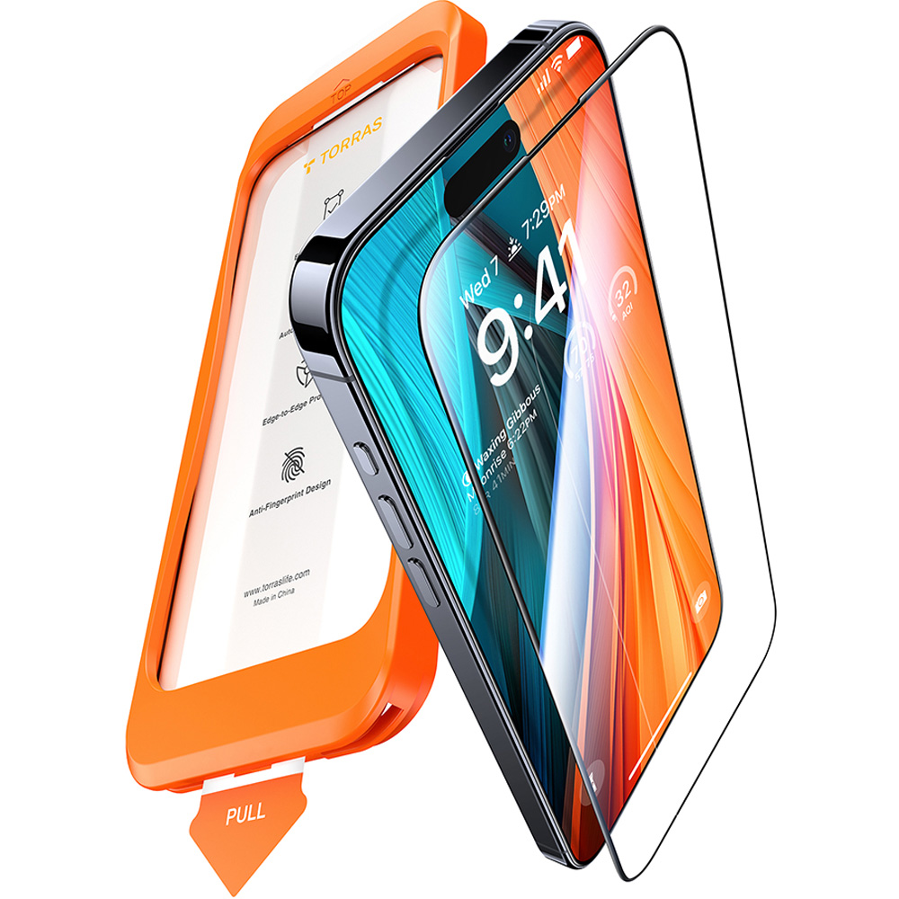 Torras Install Master iPhone 16 Screen Protector Image 4