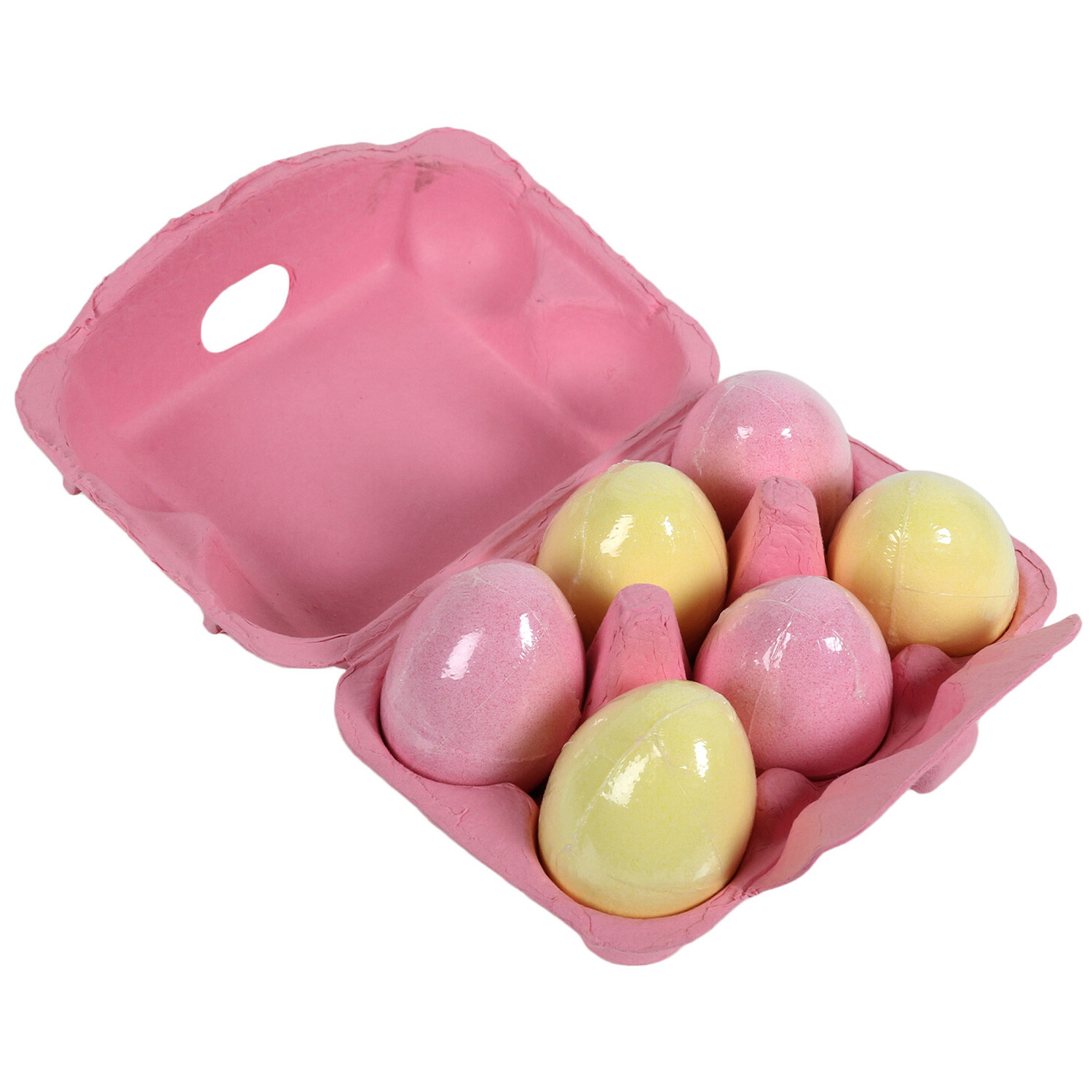 Pack of 6 Egg Bath Fizzers - Pink Image 2