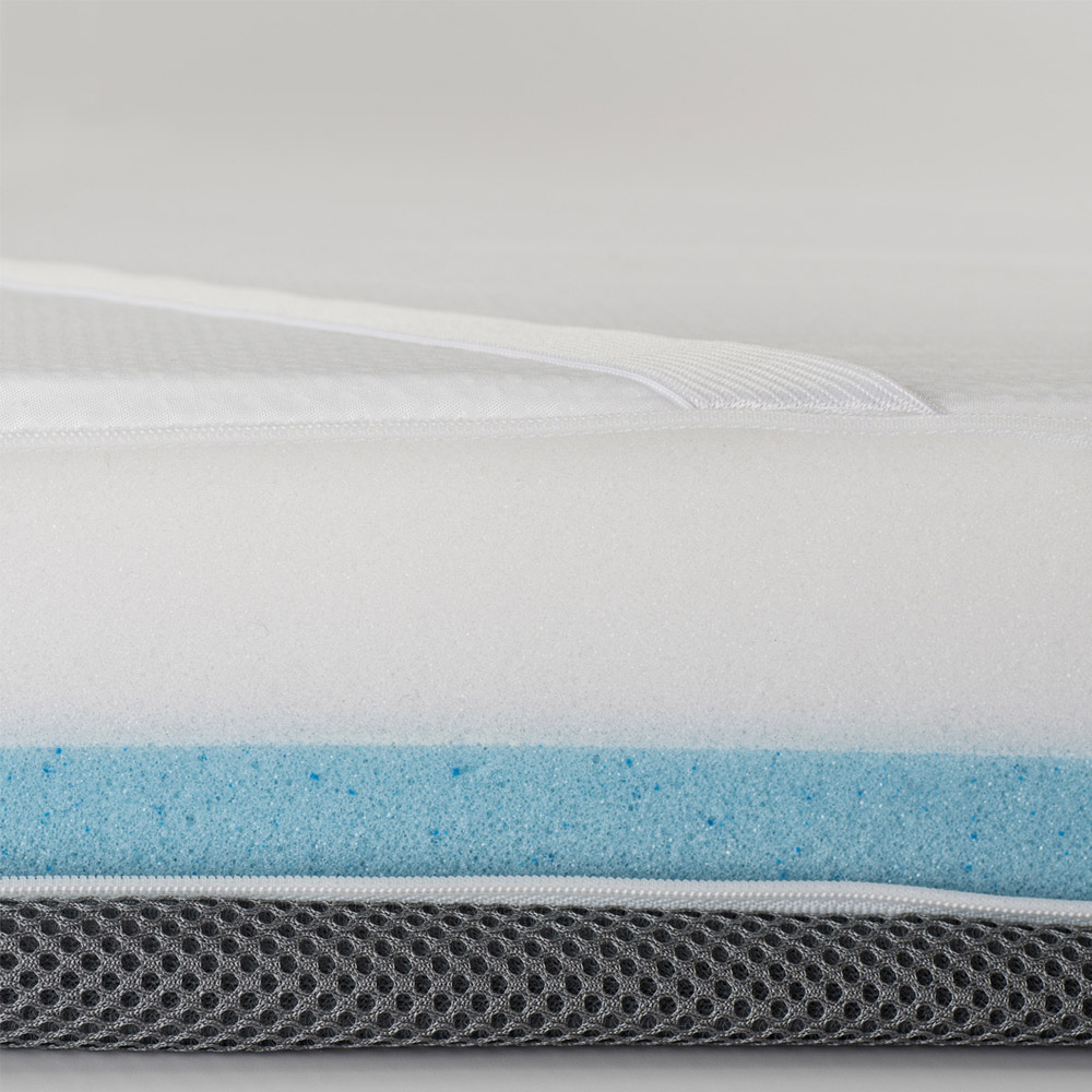 JML Eazzzy Double White Mattress Topper Image 3