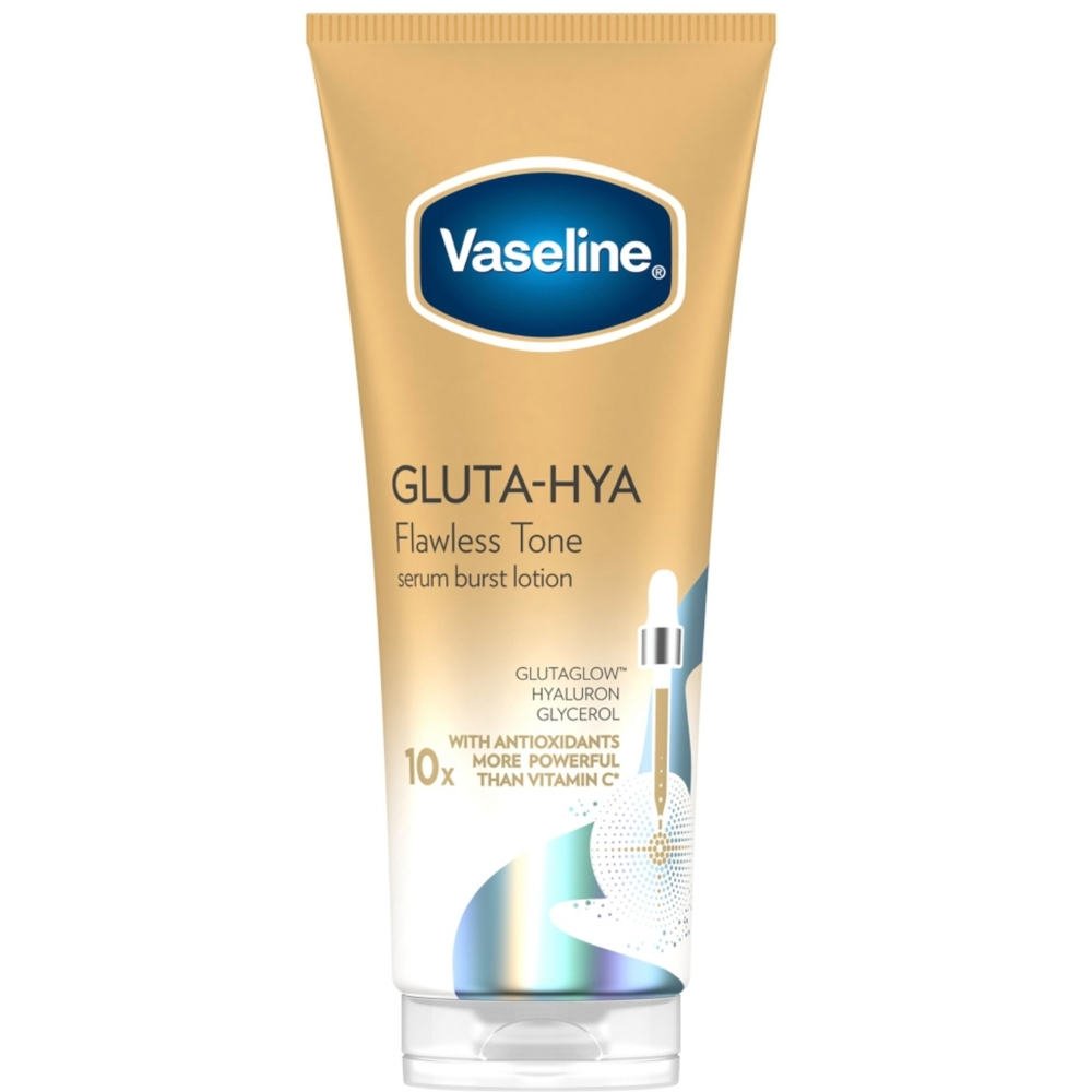 Vaseline Gluta-Hya Flawless Serum Burst Glow Body Lotion 200ml 3 Pack Image 2