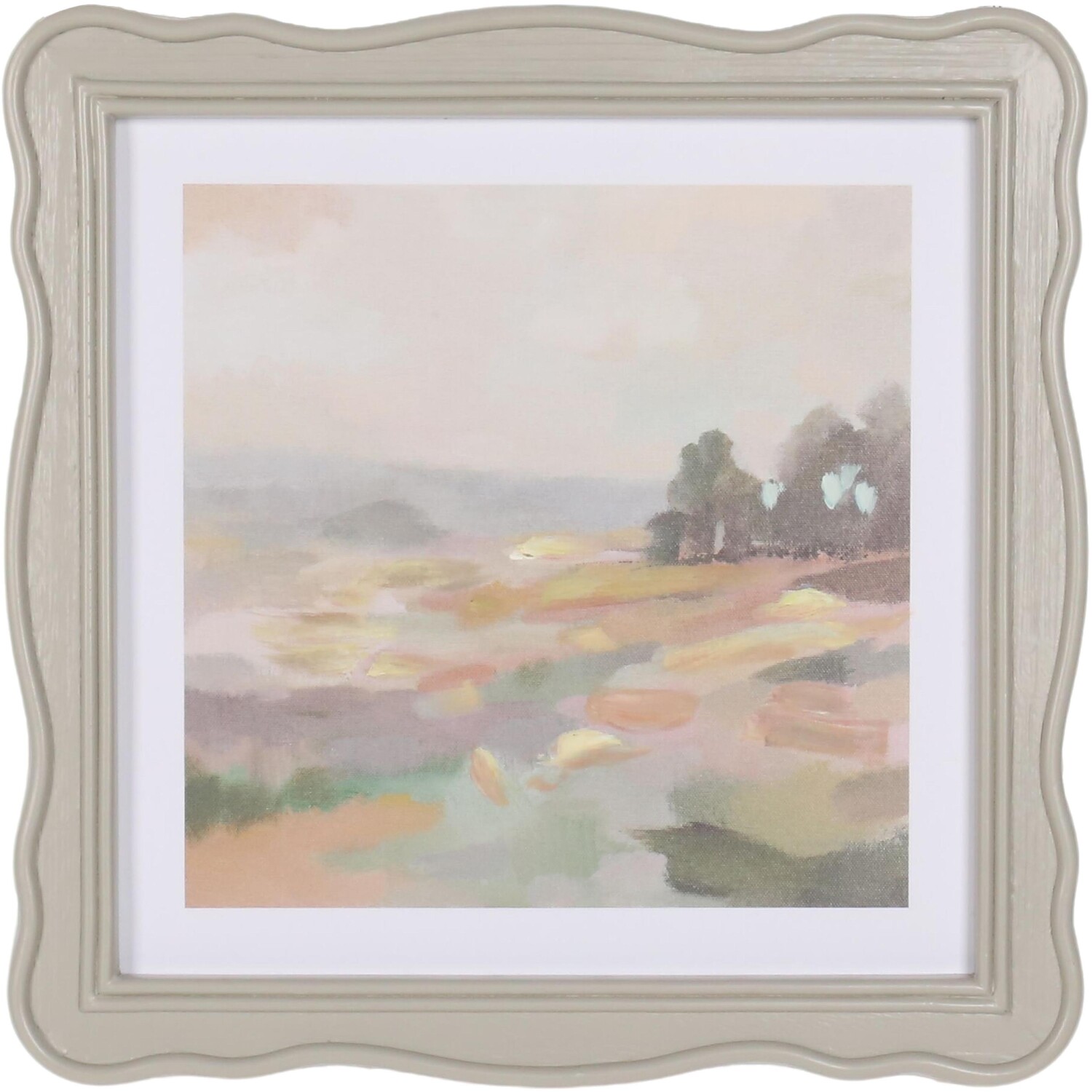 Pastel Landscape Framed Art Image 6