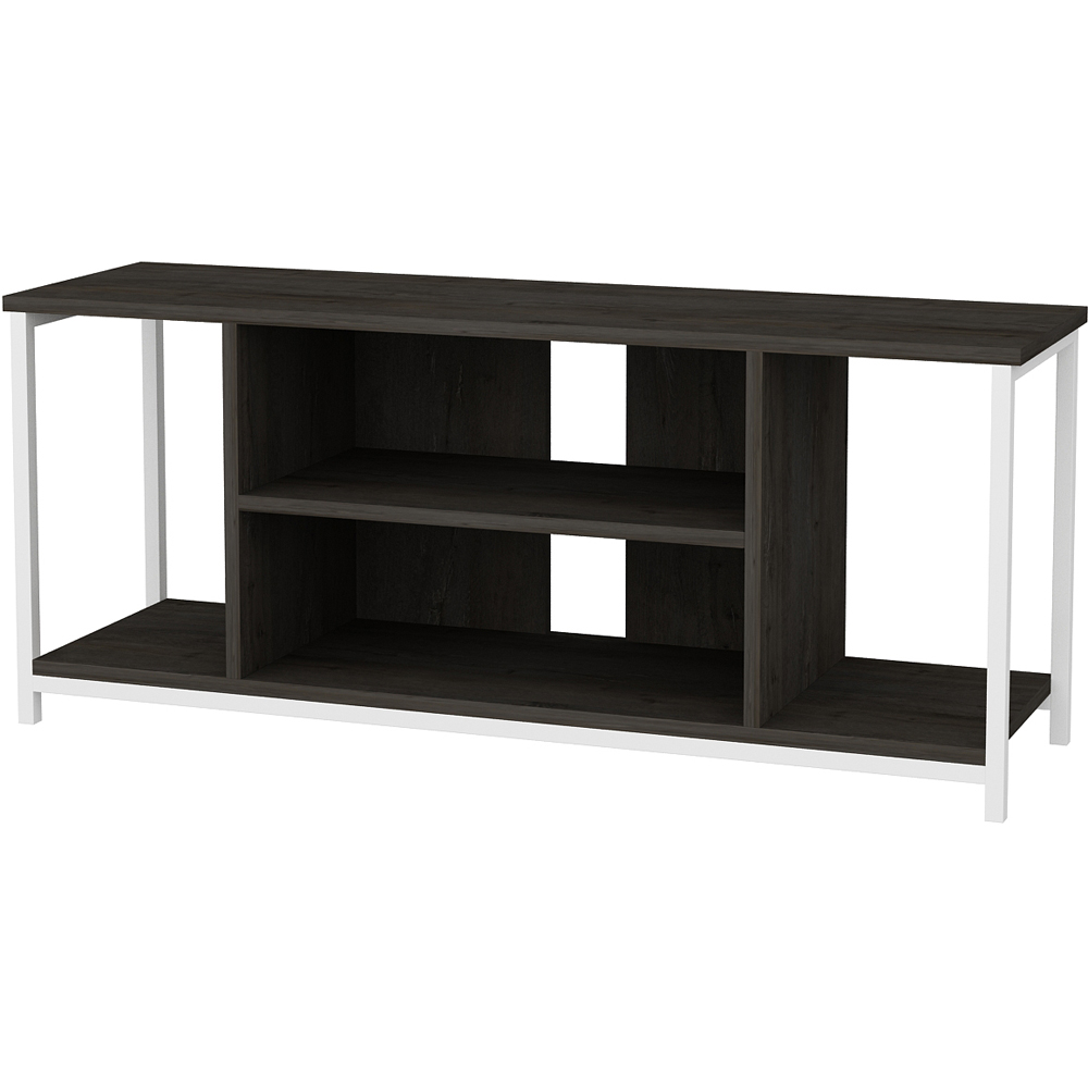 Decorotika Rinaldo 4 Shelf White Wenge TV Stand for 55 inch TV Image 2