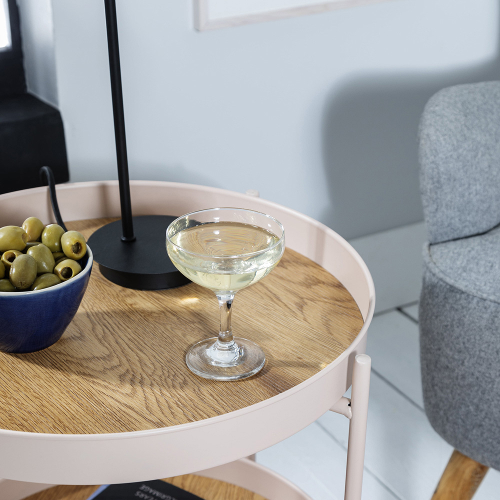 Noa and Nani Solna Single Shelf Blush Pink Large Coffee Table Image 4