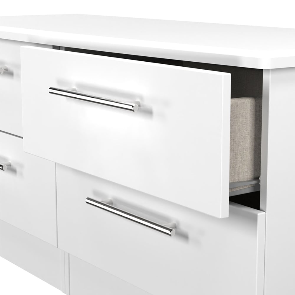 Crowndale Sherwood 4 Drawer Porcelain Matt Chest of Drawers Image 6