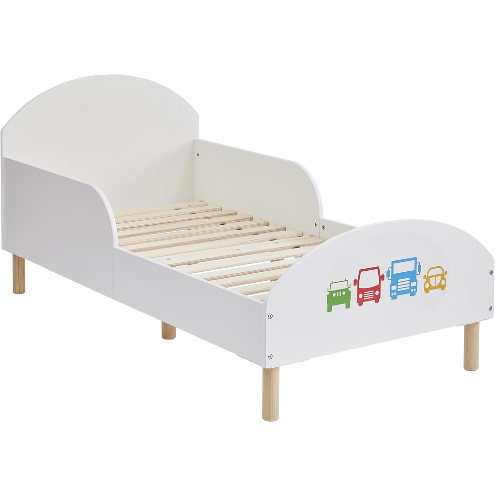 Liberty House Toys White Transport Kids Toddler Bed Image 3
