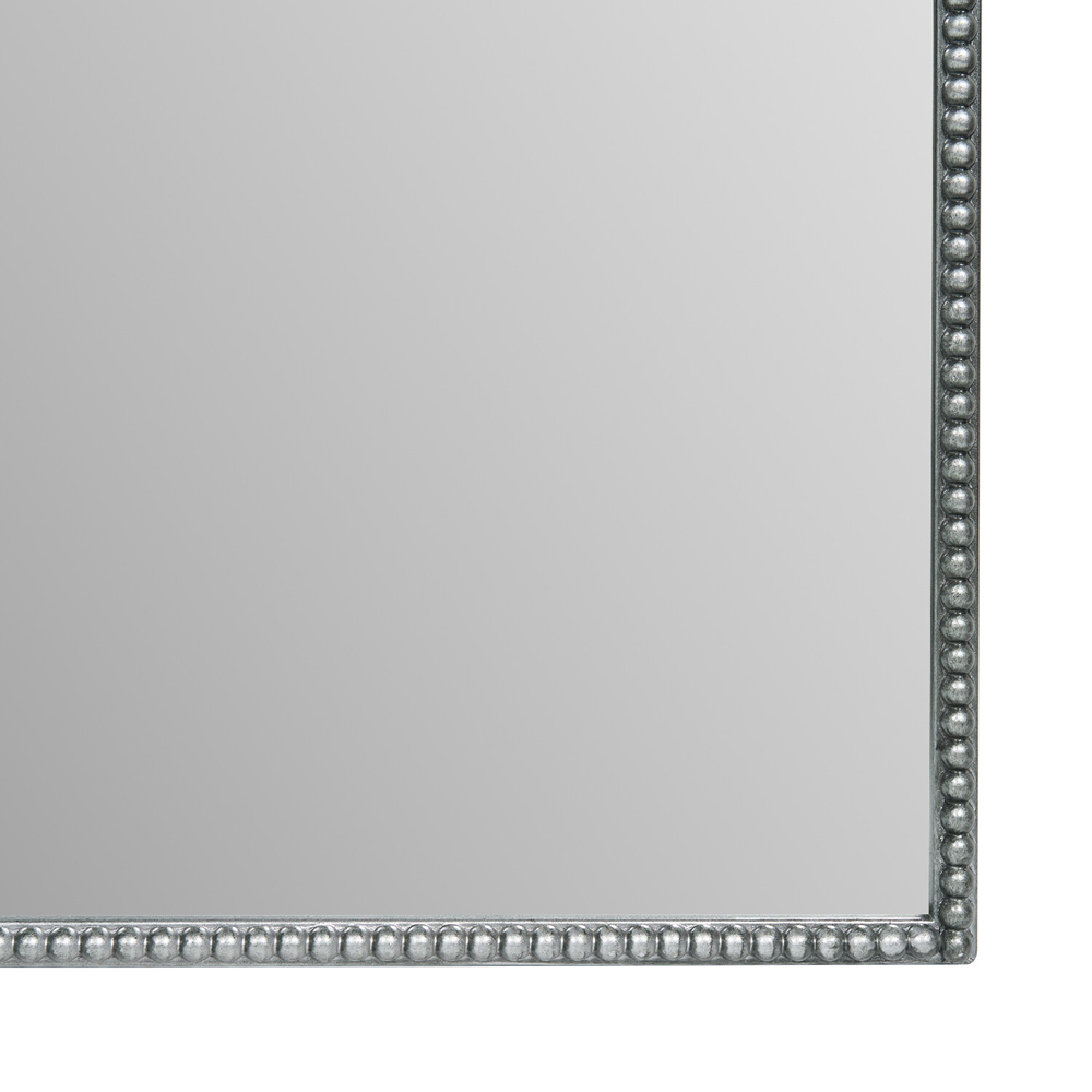 Ornate Over The Mantle Mirror Pewter Image 9