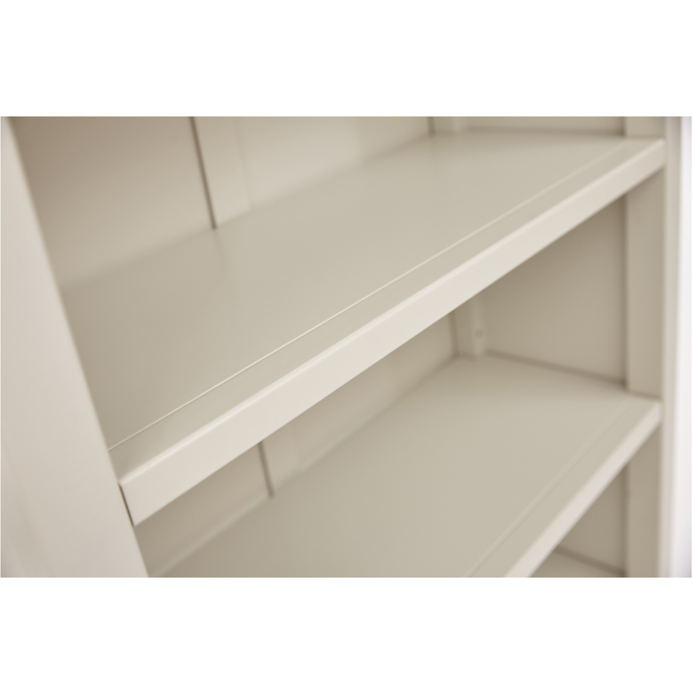 Palazzi 4 Shelves White Bookcase Image 6