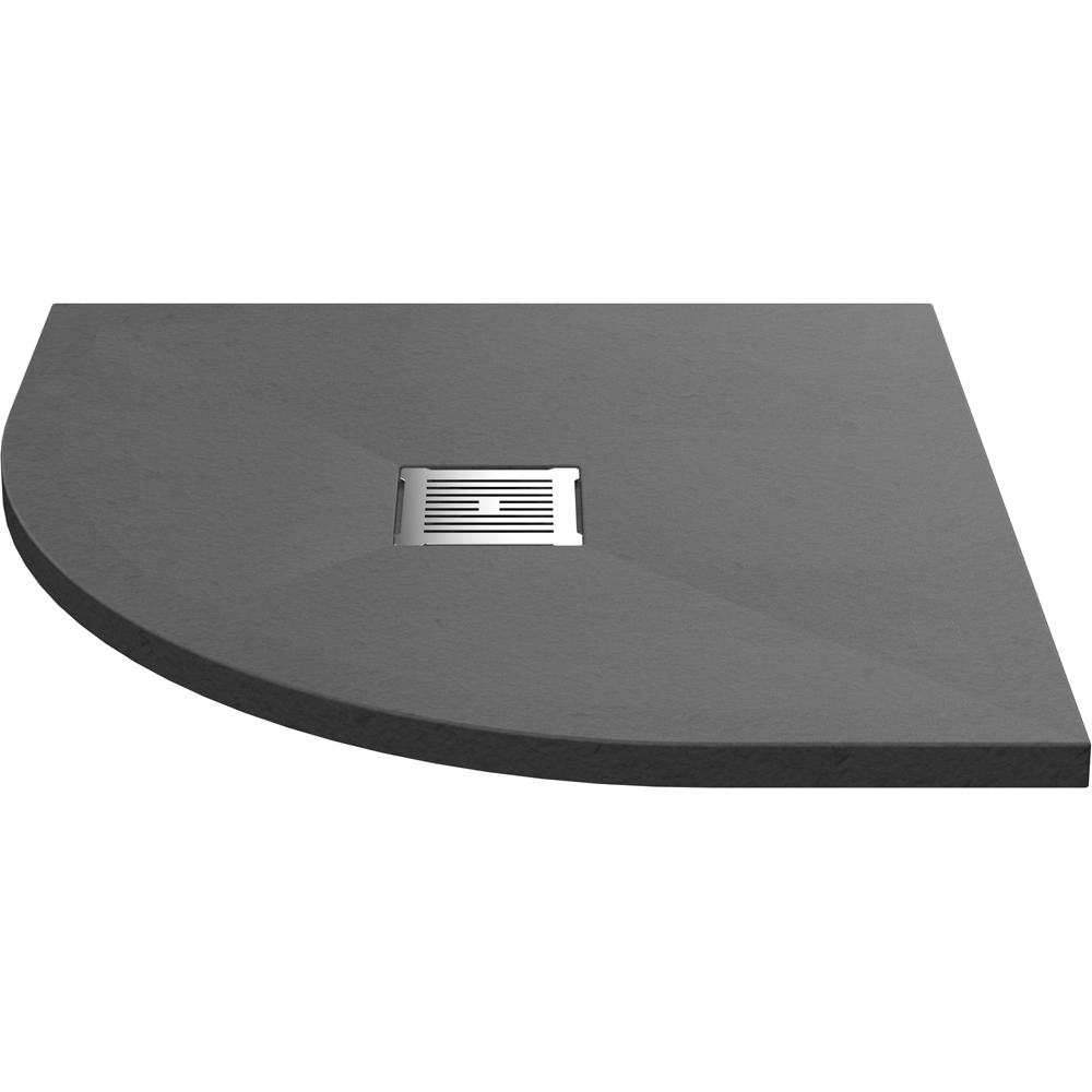nuie Slate Grey Quadrant Shower Tray 800 x 800mm Image 1