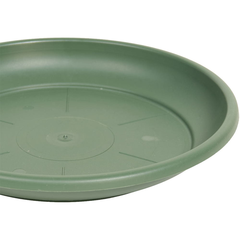 Round Saucer Green 22cm Image 4