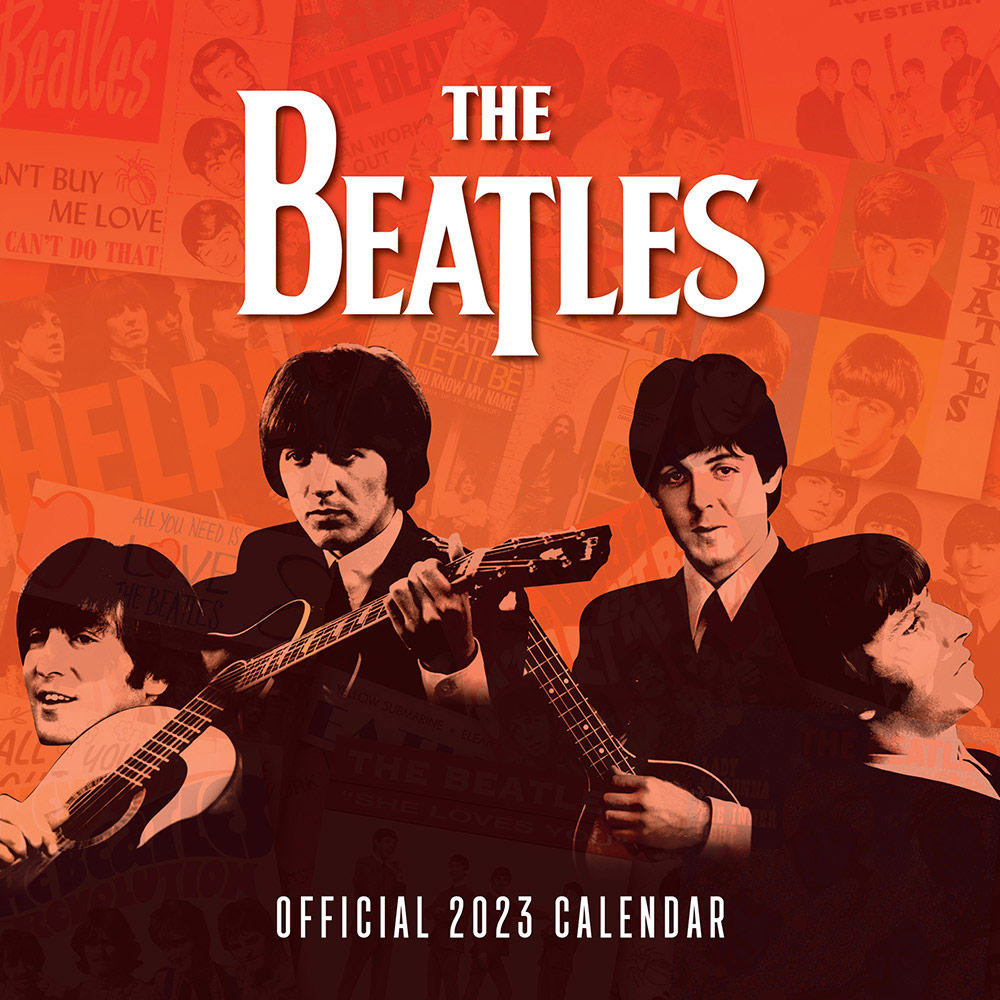 Official Beatles 2023 Square Music Calendar Image 1