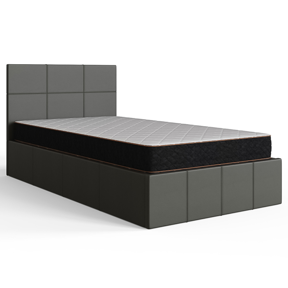 GFW Single Grey Side Lift Ottoman Bed Image 2