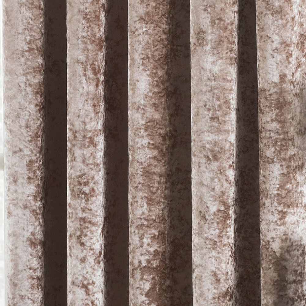 Paoletti Verona Oyster Fully Lined Eyelet Curtains 168 x 183cm Image 4