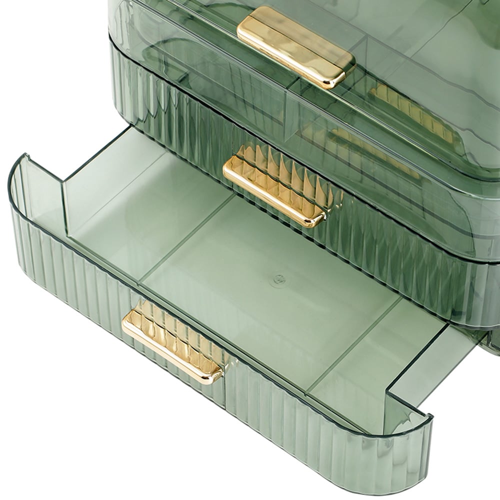 Living and Home Portable Dustproof Cosmetic Organizer Image 5