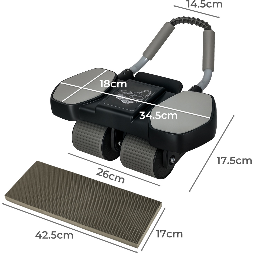 Spector Centra 4-Wheel Abdominal Roller with Elbow Support Image 9
