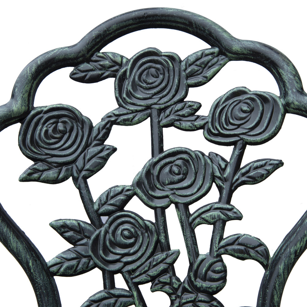 Outsunny Cast Aluminium Table Chair Set Image 4