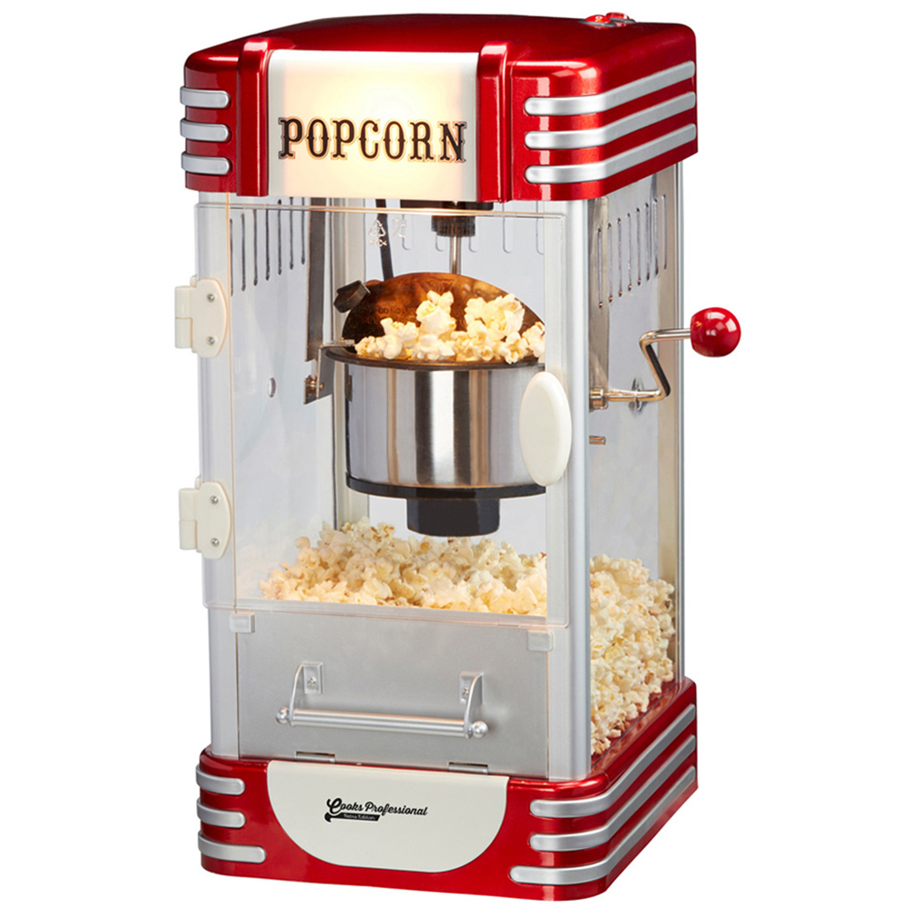 Cooks Professionals G3453 Retro Red Popcorn Maker Image 3