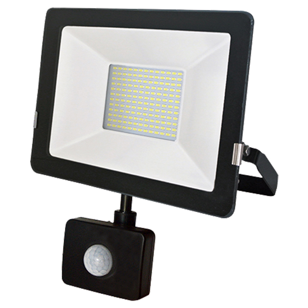 ENER-J 6000k 30W Slim LED Floodlight with PIR Sensor Image 1