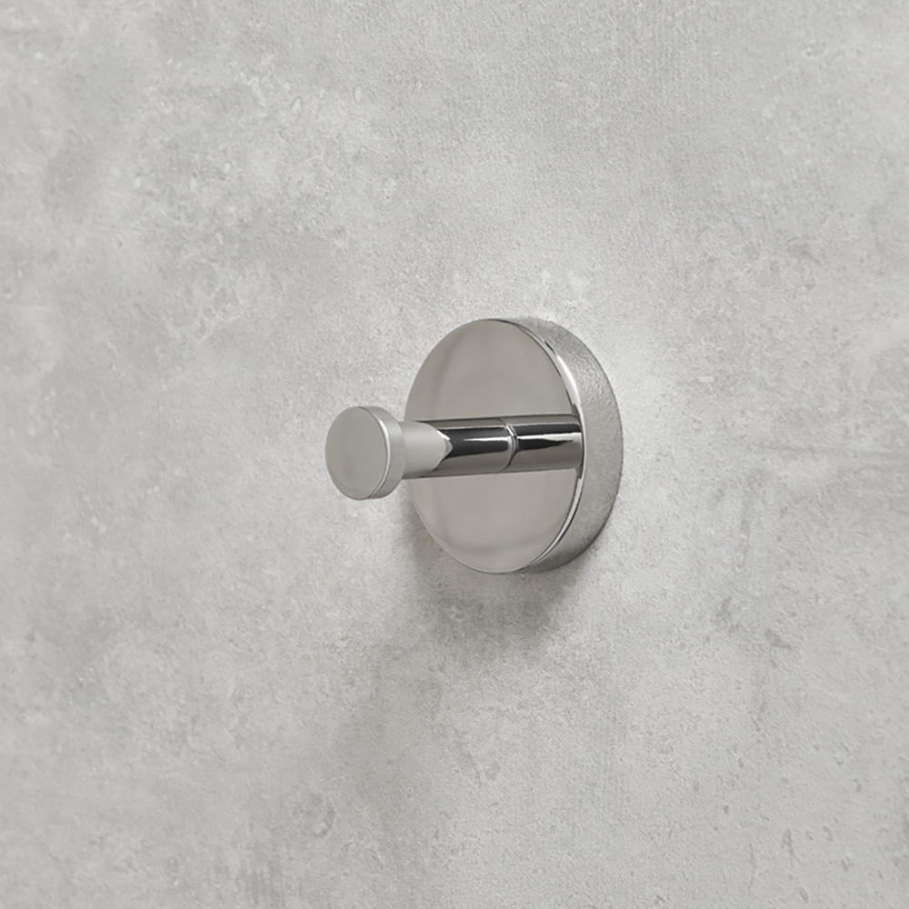 Kensington Towel Hook Silver Wilko
